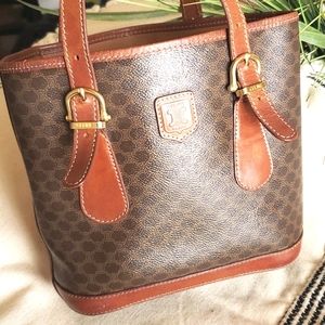 Sale-[HP x2] Authenic Celine Vintage  Leather Tote